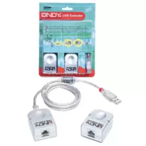 Lindy CAT5 USB Extender Premium interface cards/adapter