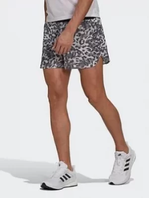 adidas Adizero Split Shorts, Grey Size M Men
