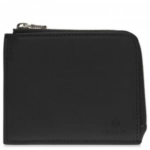 Gant Gant Leather Zip Wallet Mens - Black