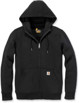 Carhartt Clarksburg Full Zip Ladies Hoodie, black, Size S for Women, black, Size S for Women