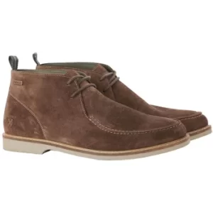 Barbour Mens Terris Boots Dk Brown Suede 8