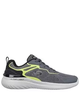 Skechers Air-cooled Trainer, Dark Grey, Size 7, Men