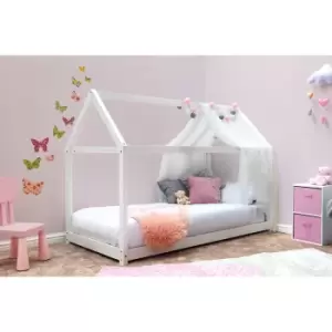 Crazy Price Beds Treehouse White Wooden Single Bed