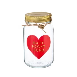 Sass & Belle Date Night Fund Money Jar