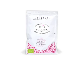 Mindfuel Chia Pudding Mix - Tart Raspberry - 50g x 10