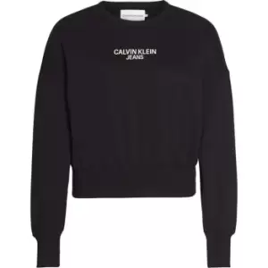 Calvin Klein Jeans Institutional Back Logo Sweatshirt - Black