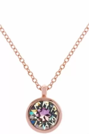 Ladies Karen Millen PVD rose plating Crystal Dot Necklace KMJ869-24-99