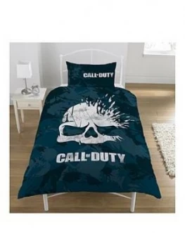 Call of Duty Skull Camo Duvet Cover Set - Double