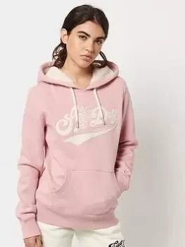 Superdry Pride In Craft Hoody -pink, Pink, Size 14, Women