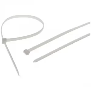 Faithfull FAICT1200WHD Heavy-Duty Cable Ties White 9.0 x 1200mm (P...