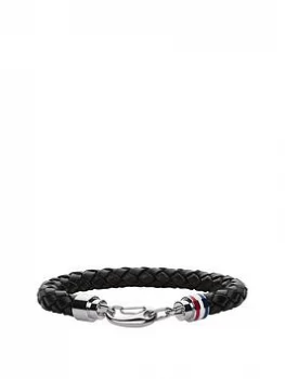 Tommy Hilfiger Clasp Detail Leather Bracelet