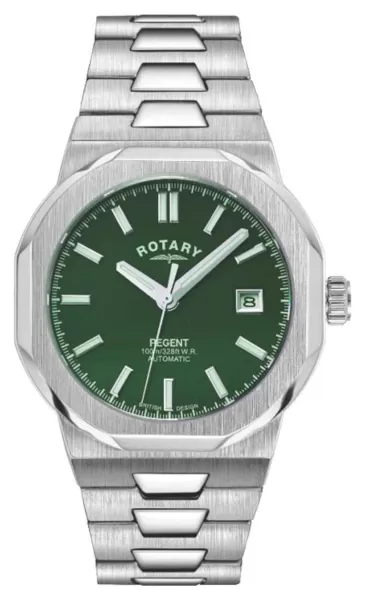 Rotary GB05410/24 Mens Regent Automatic Green Dial Watch