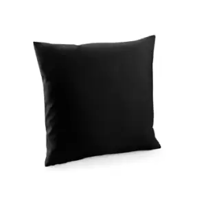 Westford Mill Fairtrade Cushion Cover (50cm x 50cm) (Black) - Black