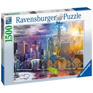 New York Summer and Winter Jigsaw Puzzle (1500 Pieces)