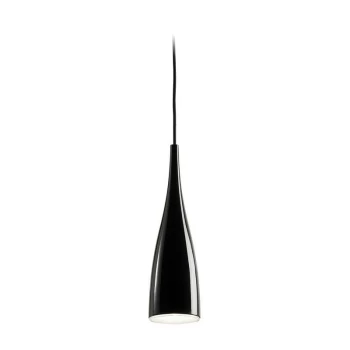 Leds-c4 Grok Lighting - Leds-C4 GROK - 1 Light Slim Dome Ceiling Pendant Black 10cm, E27