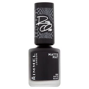 Rimmel 60 Secs Rita SOB Nail Polish 905 Black Matte Black