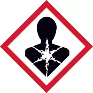 GHS Health Hazard Symbol Label - SAV (100 x 100mm)