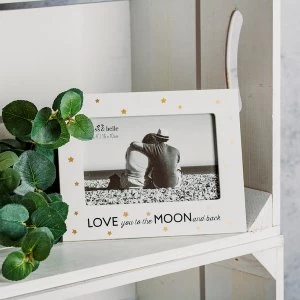 Sass & Belle Love You To The Moon Golden Stars Photo Frame