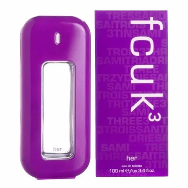 Fcuk 3 Eau de Toilette For Her 100ml