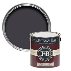 Farrow & Ball Estate Paean Black No. 294 Matt Emulsion Paint 2.5L