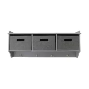 Huntingdon Wall Storage Unit Grey