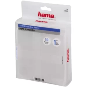 Hama CD/DVD Protective Sleeves 50 transparent