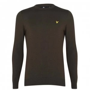 Lyle and Scott Merino Knit Jumper Mens - Trek Green W123