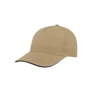 Atlantis Start 5 Sandwich 5 Panel Cap (Pack of 2) (One Size) (Khaki/Navy)