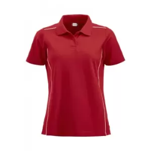 Clique Womens/Ladies New Alpena Polo Shirt (S) (Red)