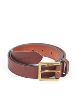 Barbour Pull Up Leather Belt - Brown