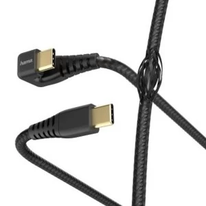 HamaGamer" Charging/Data Cable, USB-C - USB-C, 1.5 m, black