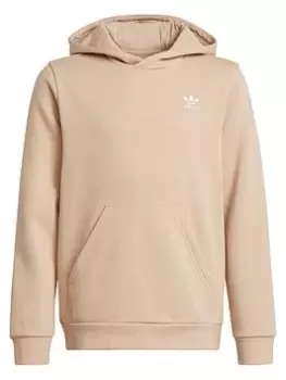 Boys, adidas Originals Junior Essentials Hoodie - Light Brown, Light Brown, Size 7-8 Years