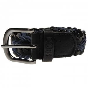 SoulCal Corded Belt Mens - Black/Navy