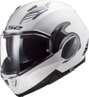 LS2 FF900 Valiant II Solid Helmet, white, Size S, white, Size S