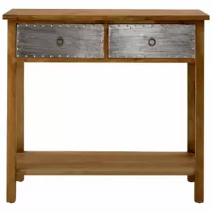 Interiors By Ph Console Table Fir Wood Legs Aluminium Decoration