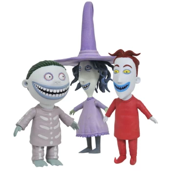 Diamond Select The Nightmare Before Christmas Best Of Deluxe Action Figure - Lock, Shock, And Barrel