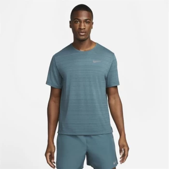 Nike DriFit Miler Running Top Mens - Green