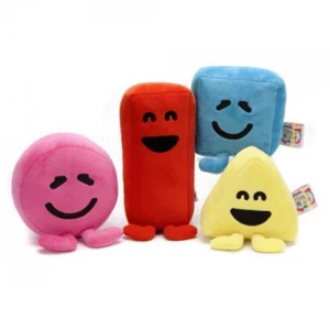 Mister Maker 8 Mister Maker Official CBeebies Soft Plush Toys - All 4 Shapes