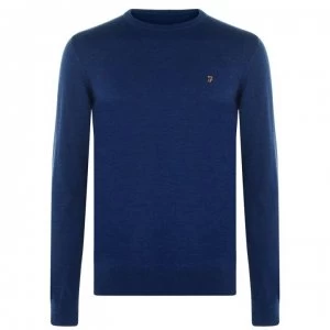 Farah Vintage Mullen Wool Jumper - Peony Marl 496