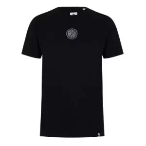 Pretty Green Layland Embroidered T Shirt - Black