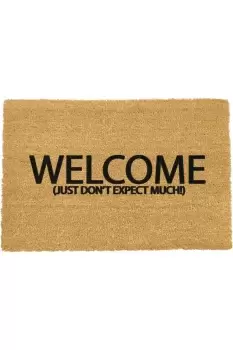 Welcome Don't Expect Much Doormat