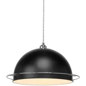 Bauhaus Metal Pendant Black / Chrome