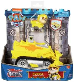 PAW Patrol Rescue Knights Rubble Transforming Toy Car