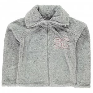 SoulCal Zip Snug Jackets Junior Girls - Grey Marl