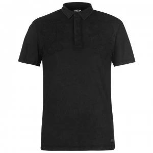 Firetrap Blackseal Embroidered Polo - Black