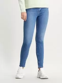 Levis 721 High Rise Skinny Jean - Rio Hustle - Blue Size 26, Inside Leg 32, Women