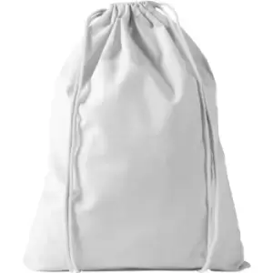 Bullet Oregon Cotton Premium Rucksack (44 x 32 cm) (White)