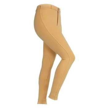 Shires Junior Saddlehugger Jodhpurs - Yellow