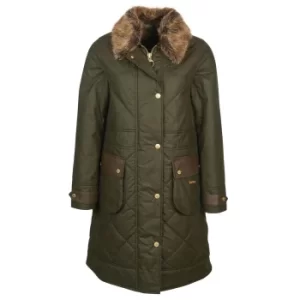 Barbour Womens Golspie Wax Jacket Archive Olive/Classic 14