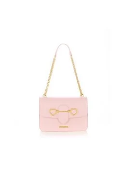 Love Moschino Heart Buckle Shoulder Bag - Pink